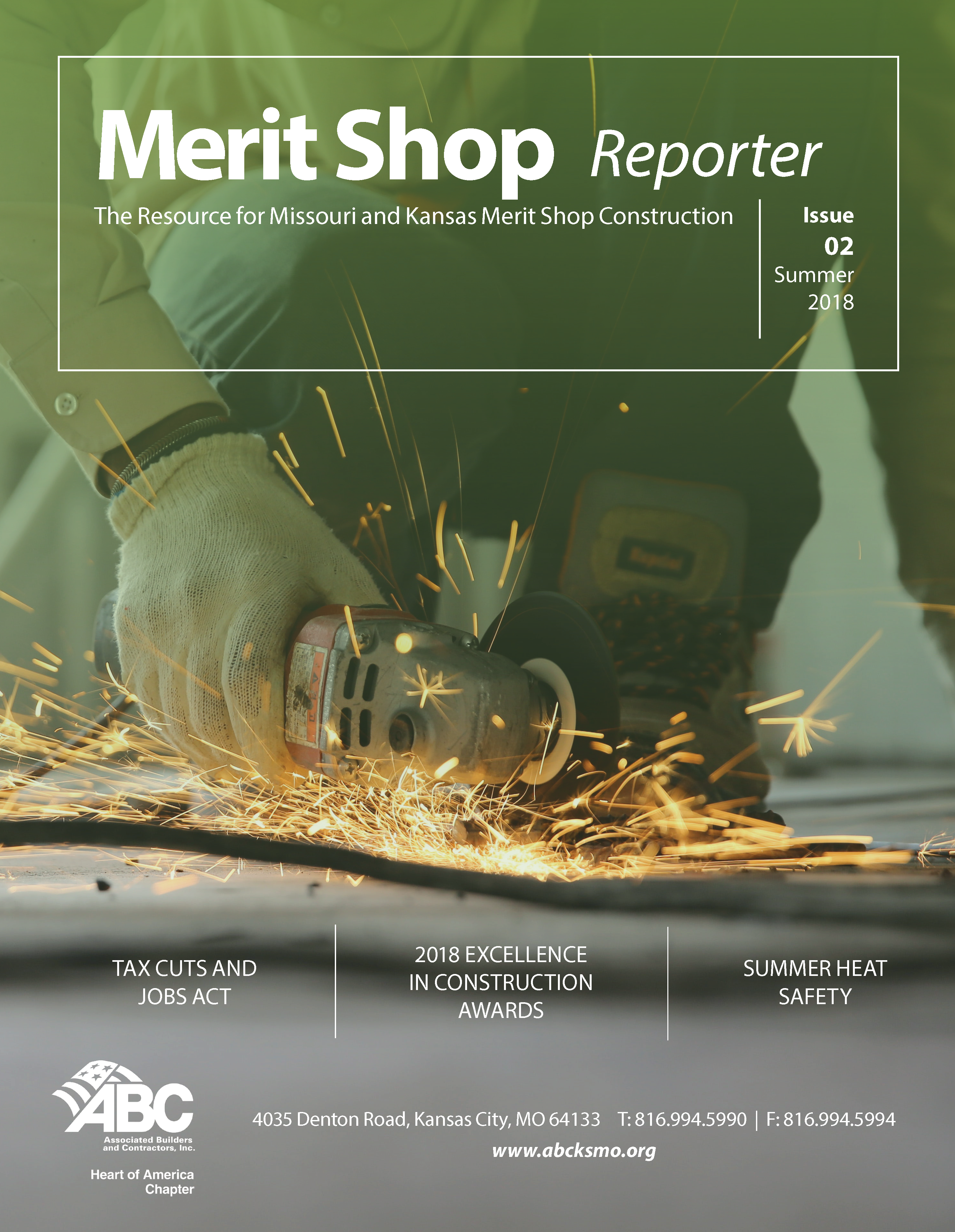 The Merit Shop Reporter | MSR 2018Issue2 Cover | Associated Builders & Contractors